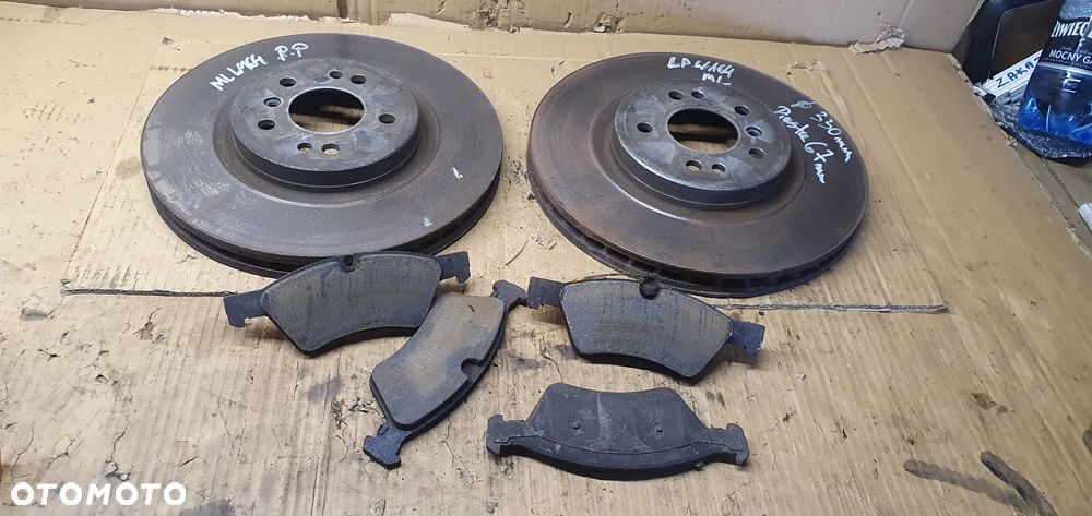 Tarcze hamulcowe przód przednie klocki Mercedes ML W164 - 6
