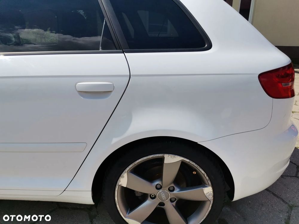 Błotnik Tył Lewy AUDI A3 8P 5d Lift Sportsback LY9C 03-12 Oryginał - 3