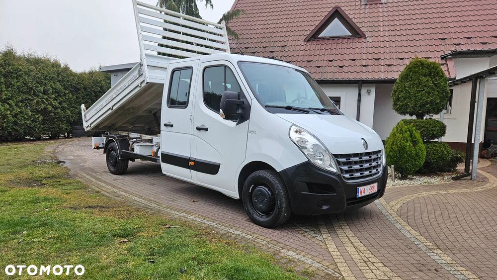 Renault MASTER 2.3 DCI150 KM WYWROTKA KIPER DUBEL KABINA MOVANO DOKA 6 OSÓB SKRZYNIA  KLIMA - 1