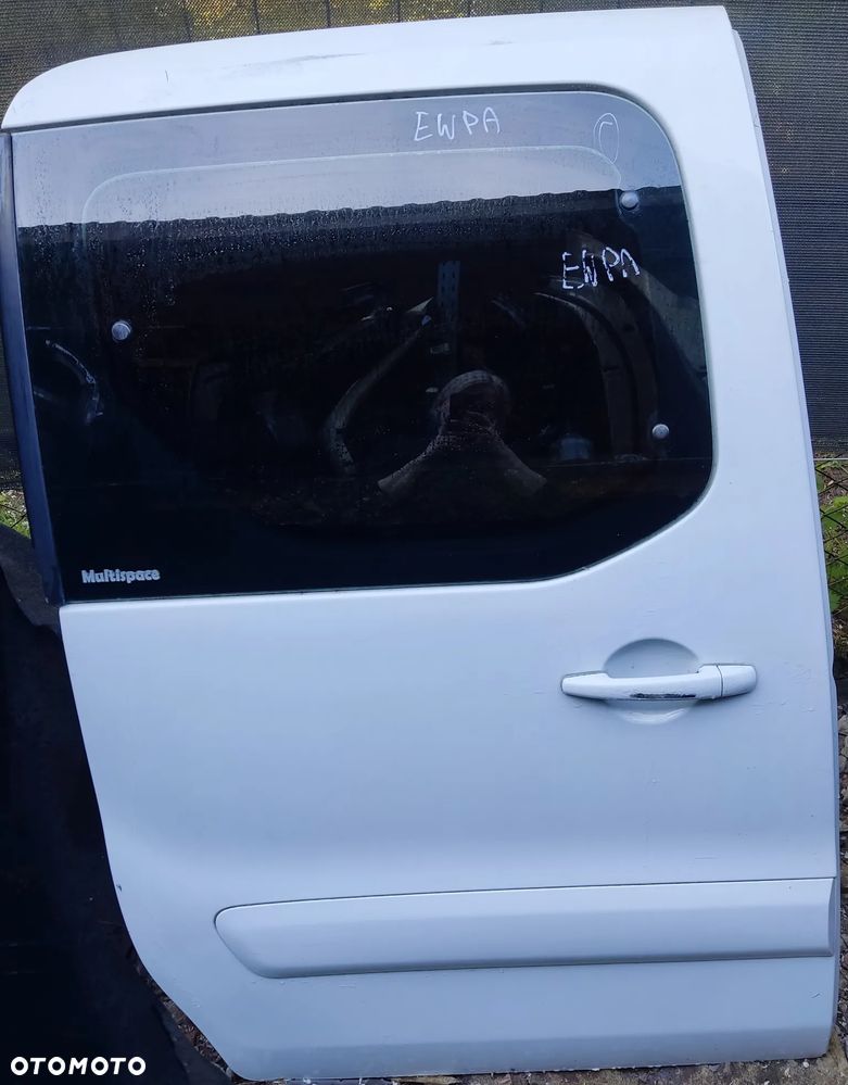 CITROEN BERLINGO II PEUGEOT PARTNER III DRZWI BOCZNE PRAWE EWPA MULTISPACE - 2