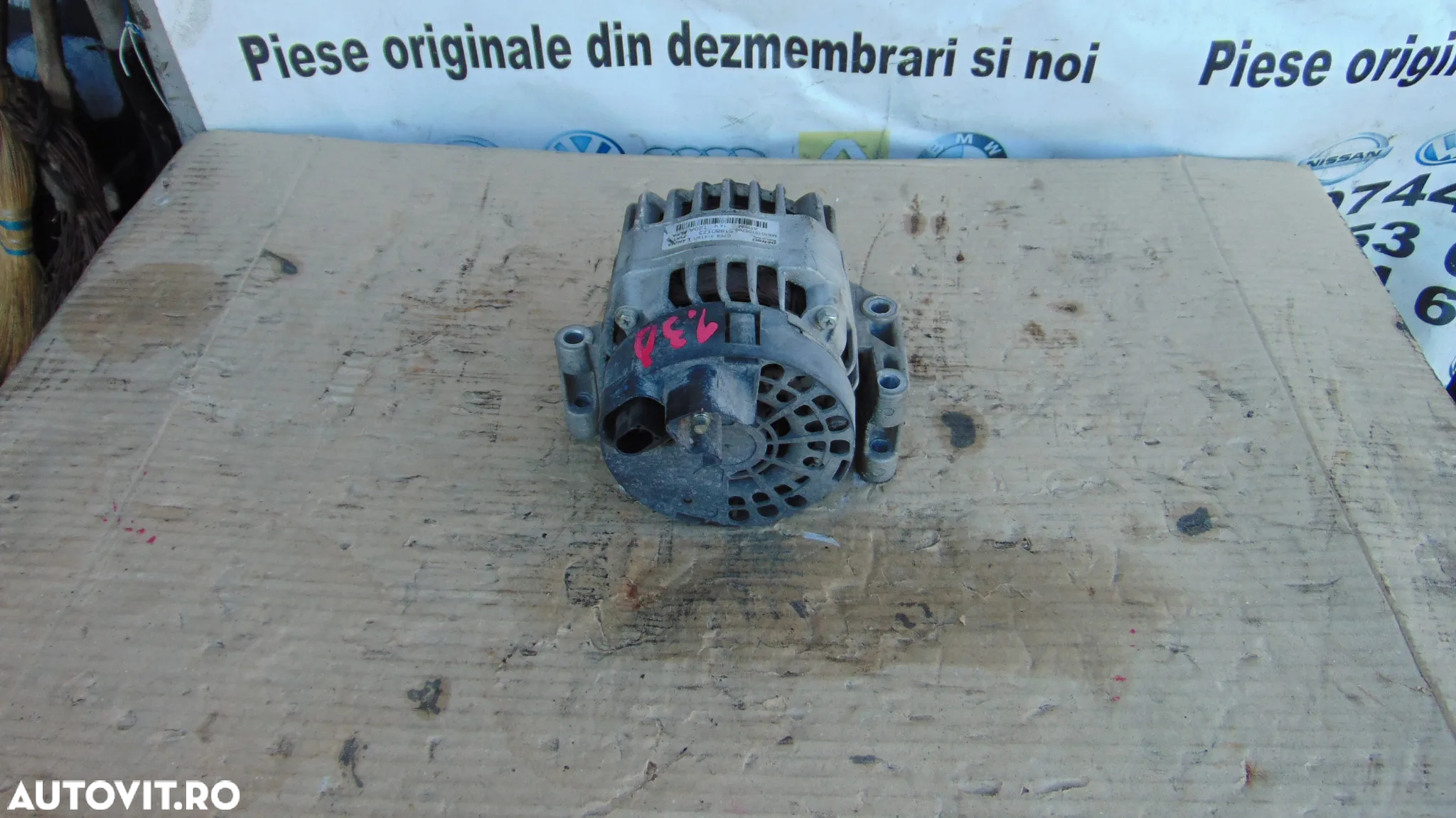 Alternator Fiat 1.3 Panda tipo 500 500c 500x 500l punto evo doblo lancia ypsilon alfa romeo 1.3 ope - 6
