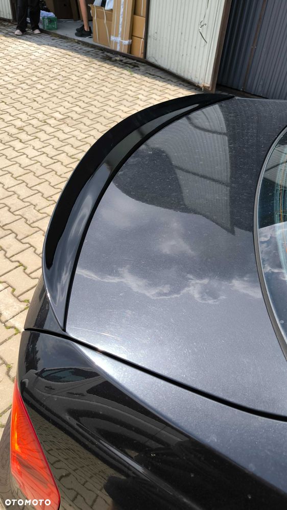 Spoiler Lotka Dokładka BMW E90 Dokładka Tylna MP Czarny Połysk - 8