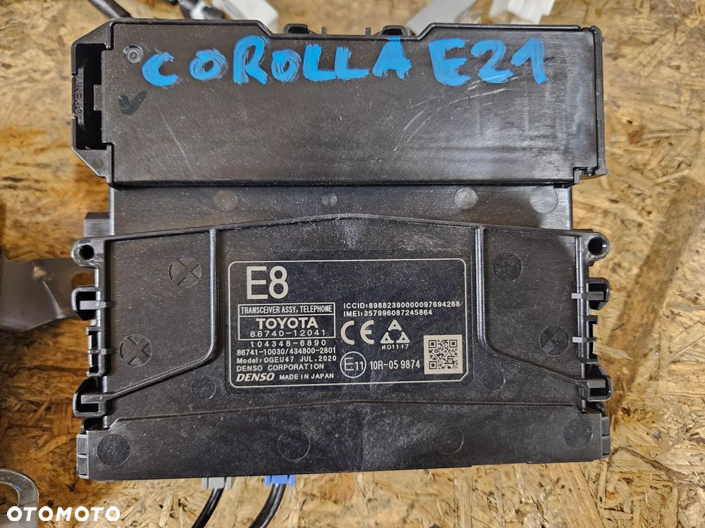 TOYOTA COROLLA E21 MODUŁ NAWIGACJI MODUŁ TELEFONU - 3