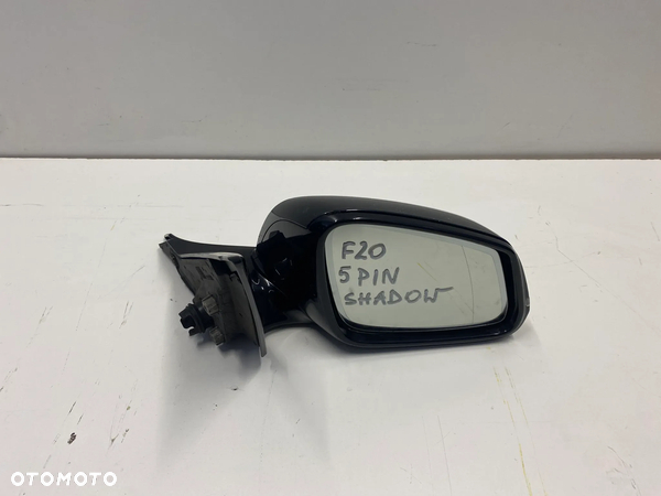 BMW 1 F20 lusterko prawe shadow line 5 pinów elektrycznie składane