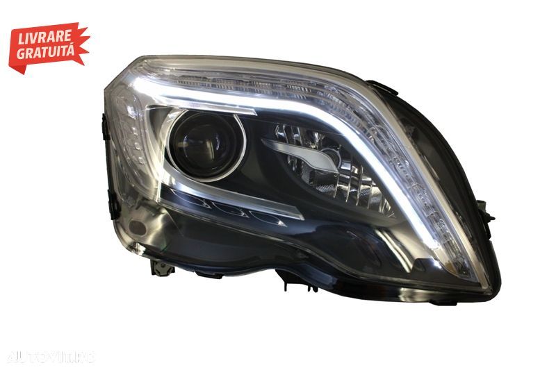 Faruri Facelift LED DRL Mercedes GLK X204 (2013-2015)- livrare gratuita - 2