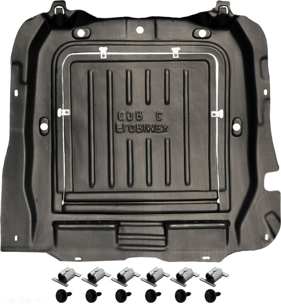 Opel CORSA C MERIVA osłona silnika  spinki HDPE - 1