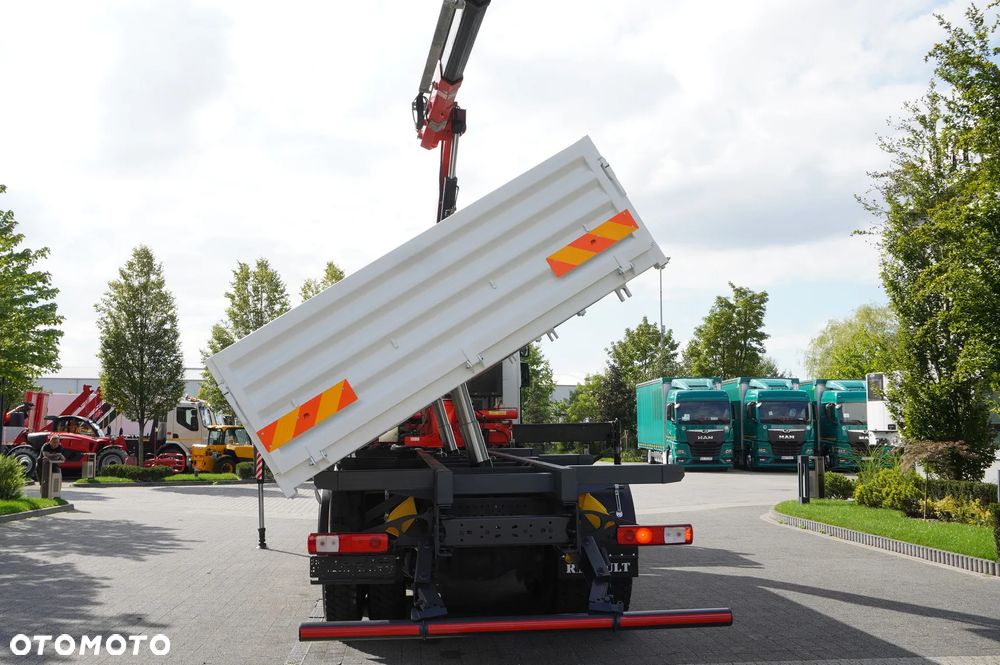 Renault K380 6×4 / HDS 7,85 t / Fassi F175 / 120 tys. km! / wywrotka 2-stronna - 8