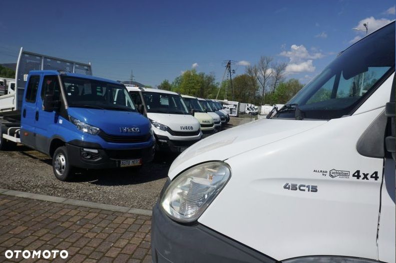 Iveco 45C15 doka brygadówka skrzynia wywrotka żuraw HDS - 3