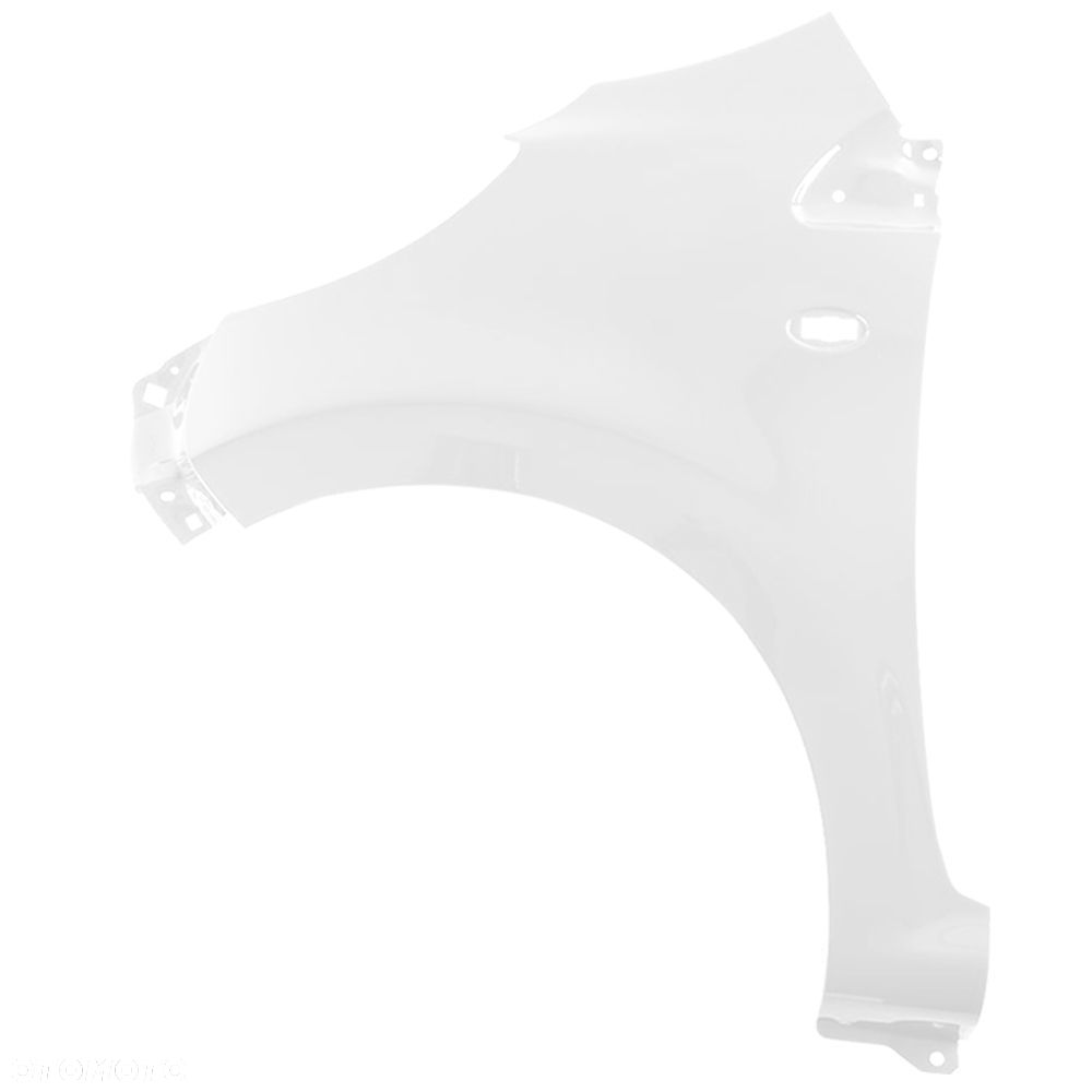 BLU Błotnik PEUGEOT 107 KWD lewy biały 2005-2014 przód ocynk Lipizan - 2