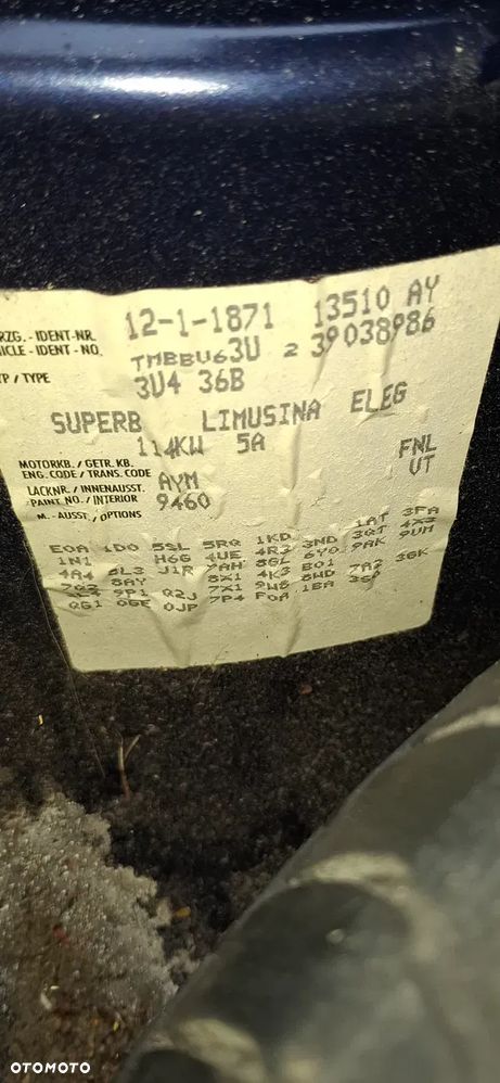 Skrzynia biegów Skoda Superb VW Passat B5 FL FNL 2.5 150KM 00-05 automat - 3