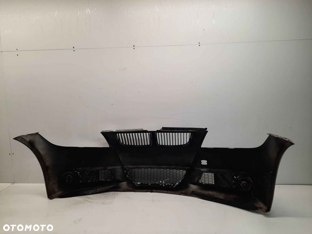 ^ ZDERZAK PRZÓD PRZEDNI BMW E90 E91 LIFT FL M PAKIET ///M TITANSILBER SREBRNY HALOGENY - 7