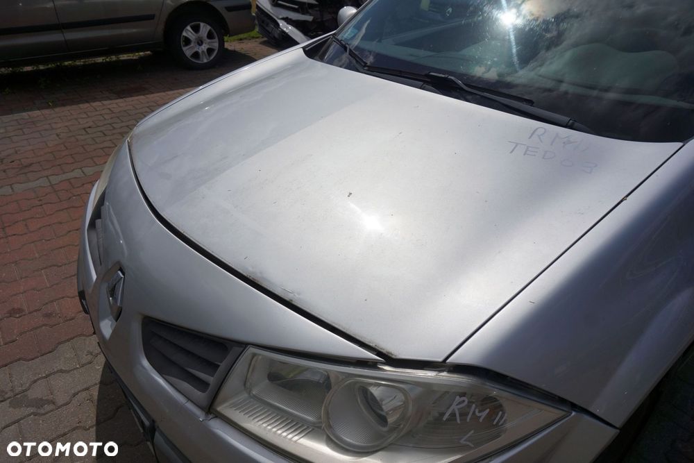 MASKA ZDERZAK BŁOTNIKI LAMPY MEGANE II PH2 LIFT TED69  RENAULT 2006-2008 SREBRNY PRZÓD KOMPLETNY - 3