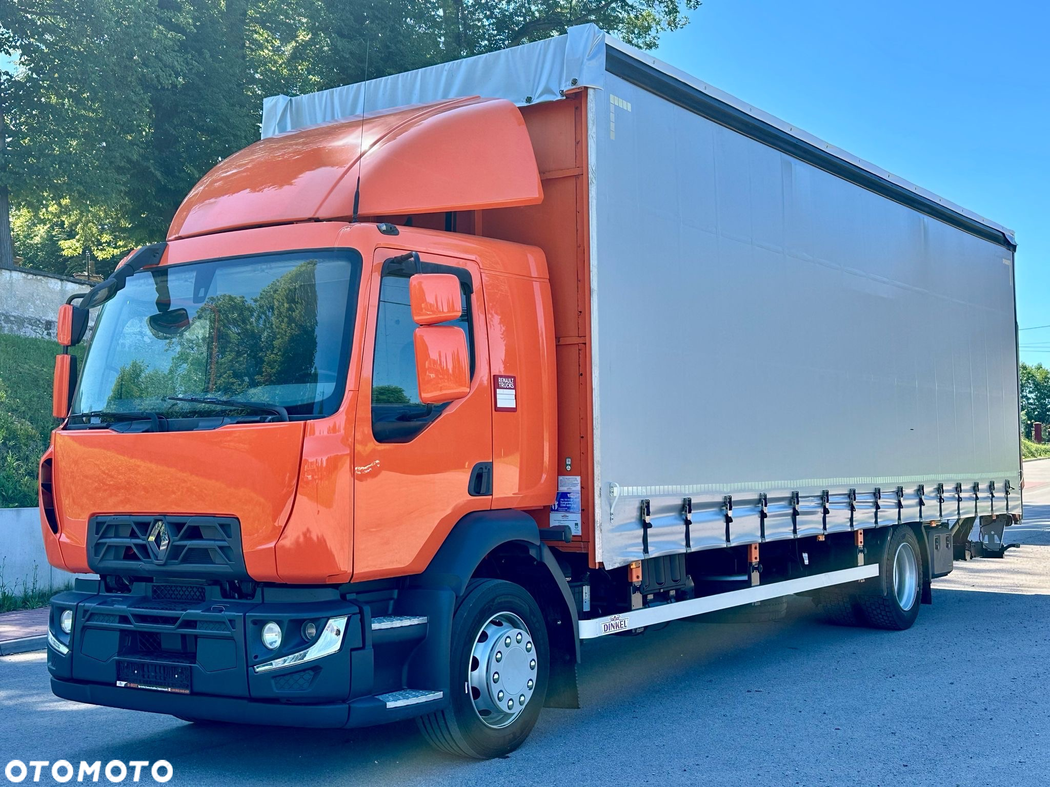 Renault D 18 / 280 / FIRANKA / WINDA / 8.6 M DŁUGOŚCI / 21 EUROPALET / NOWE OPONY / ŁADOWNOŚĆ 9.380 KG / AUTOMAT / SERWISOWANA / SPROWADZONA - 2