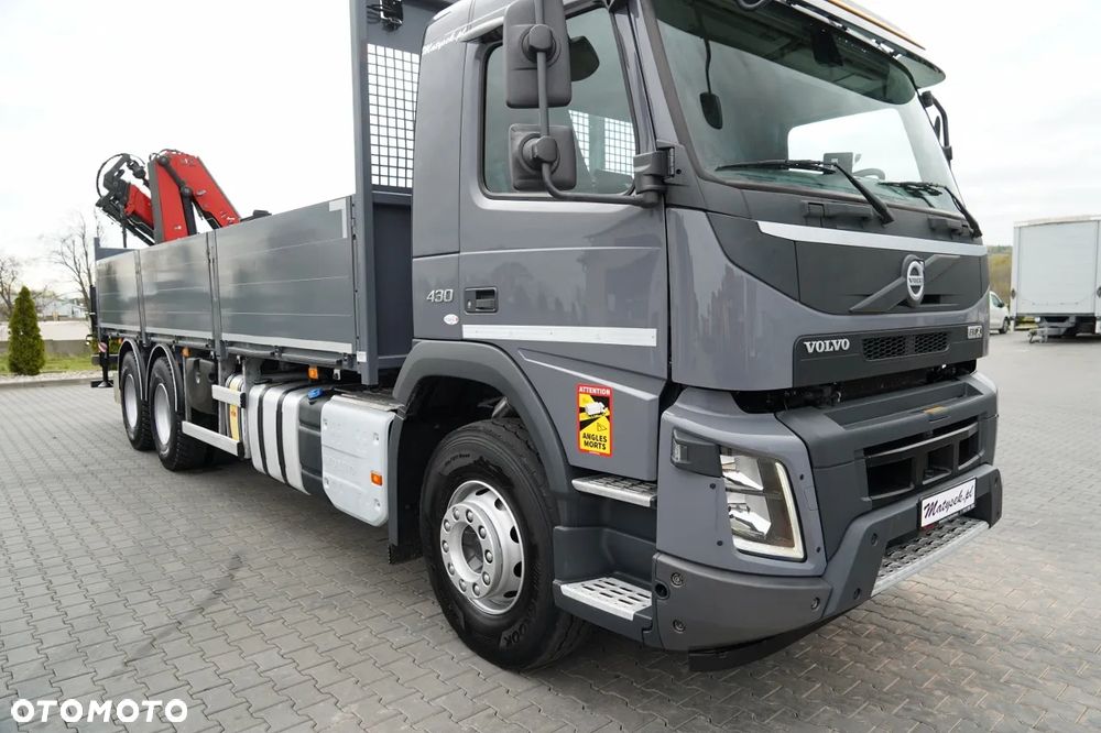 Volvo FHX 430 / SKRZYNIOWY- 7,15 M / HDS HYVA HC-183 / ROTATOR / WIDŁY DO PALET / PILOT - 19