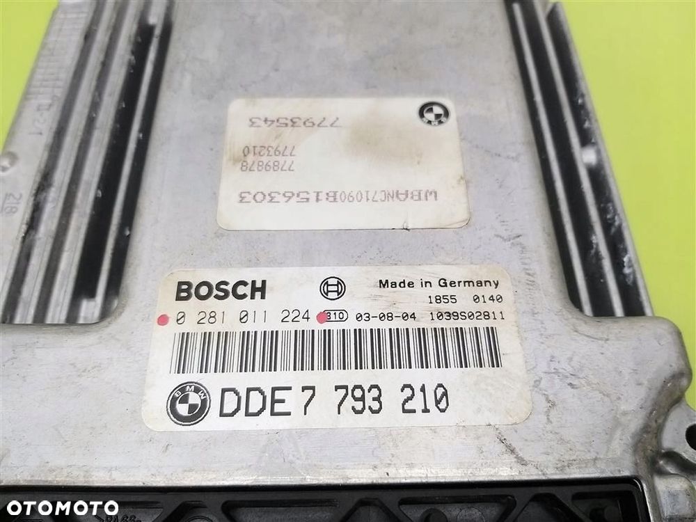 Komputer sterownik silnika BMW E60 2003-2010 3,0 D 0281011224 DDE7793210 - 2