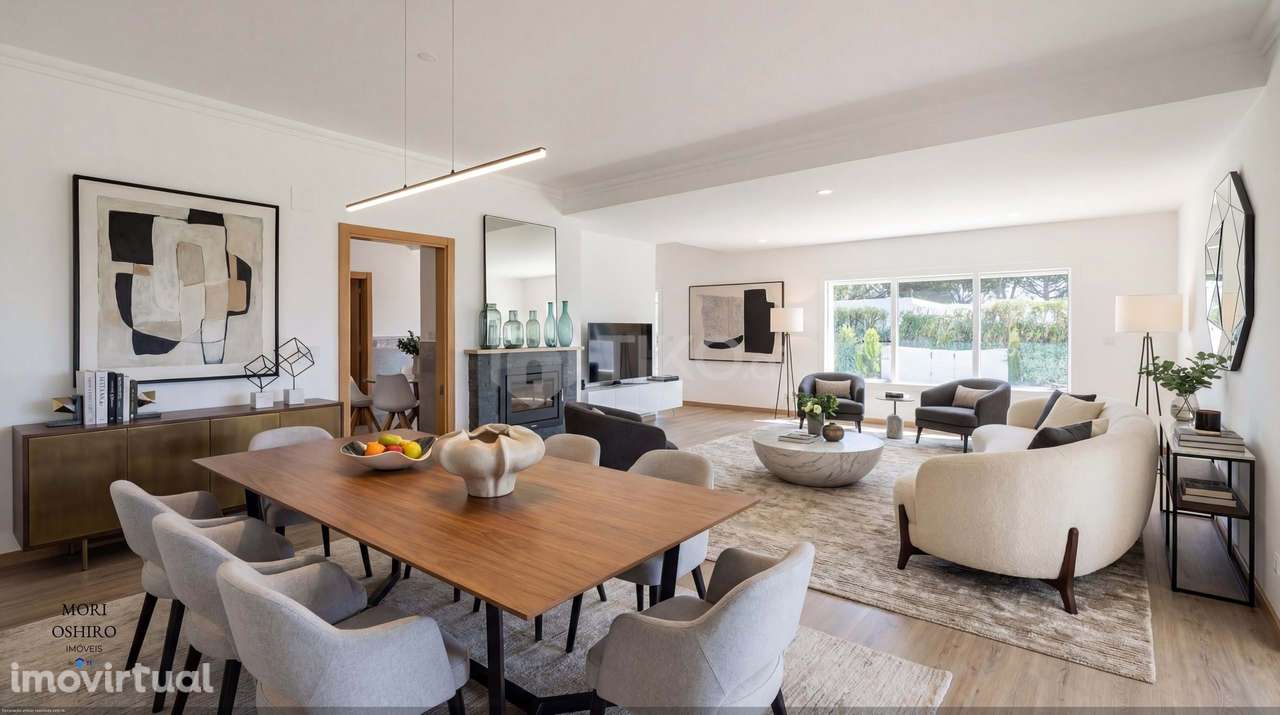 MORADIA T4 218M² EM TERRENO 1.044M² COM PISCINA EM CONDOMÍNIO GOLFE SA - Grande imagem: 2/38