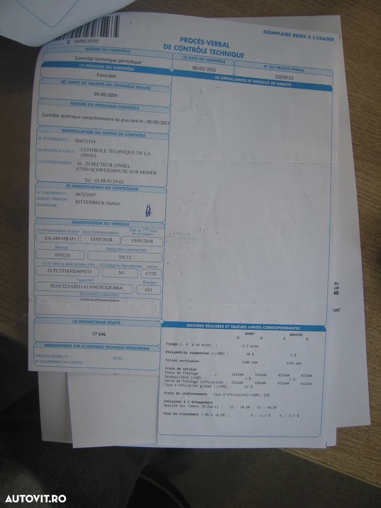 Iveco DAILY 35 C 13, 3 LOC. BASCULABIL, AC . EURO  VI . - 40