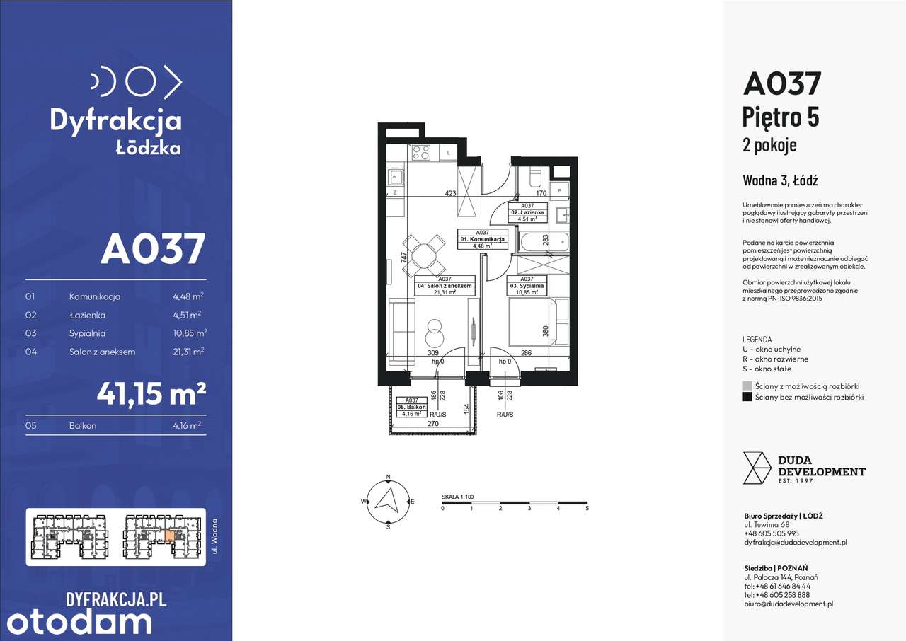 2 Pokoje obok EC1 – Nowe Centrum Łodzi – Idealne dla Inwestora!