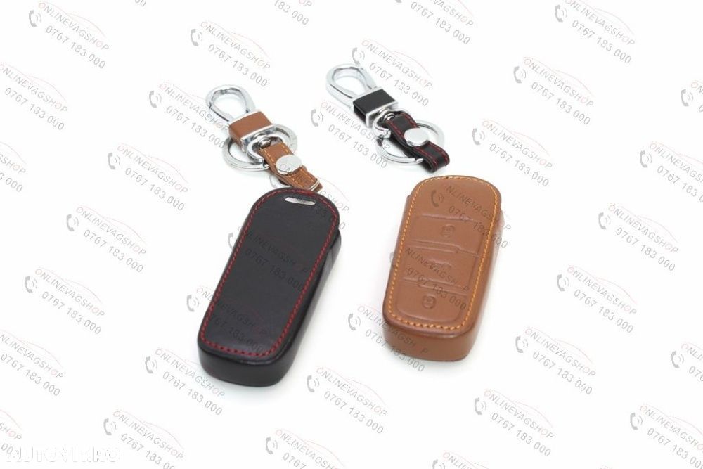 Husa piele pentru cheie VW Passat 3C,B6,B7, Passat CC - 5