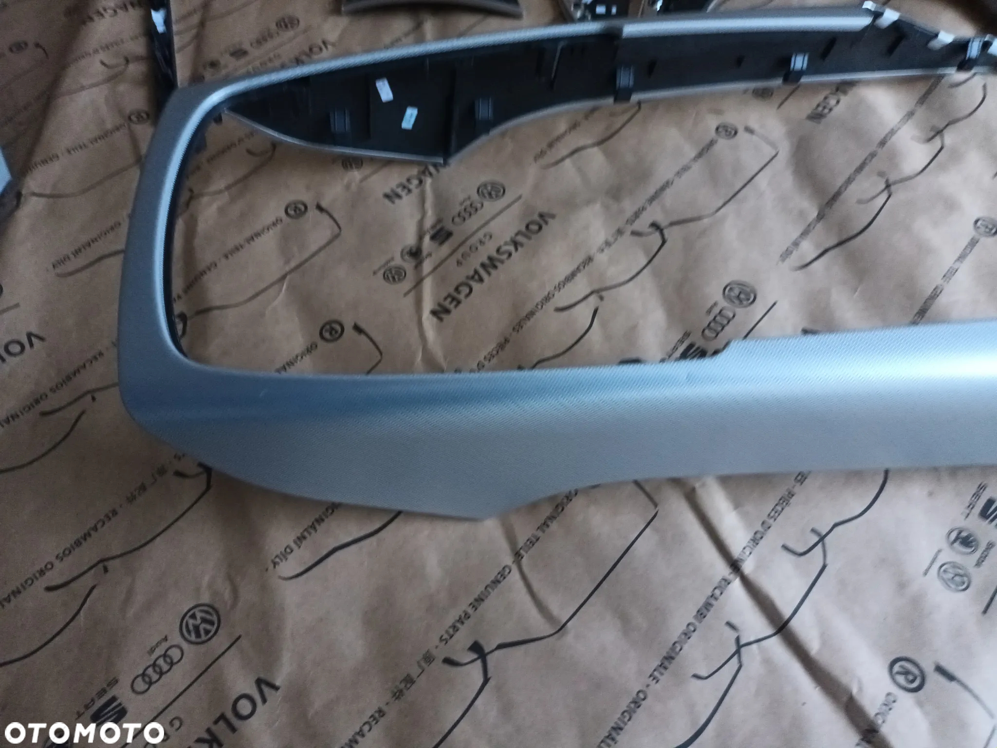 AUDI A6 C7 4G LIFT Komplet dekorów 5HP Aluminium Elipse srebrne 30km - 18