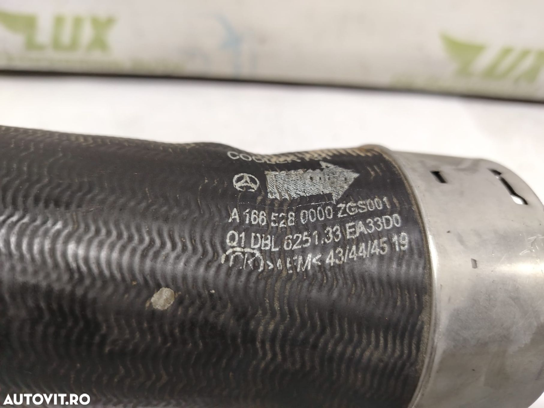 Furtun intercooler A1665280000 3.0 cdi Mercedes-Benz GL-Class X166 [2 - 3