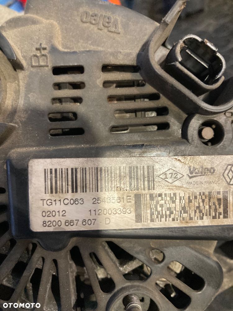 DACIA DUSTER 1 I   1.6 16v ALTERNATOR DASTER RENAULT SCENIC II THALIA LOGAN 8200667607D TG11C063  112003393 8200667607 D   4x4 4wd - 6
