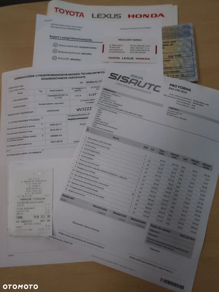Volkswagen TRANSPORTER T5 2.5 TDI - 2