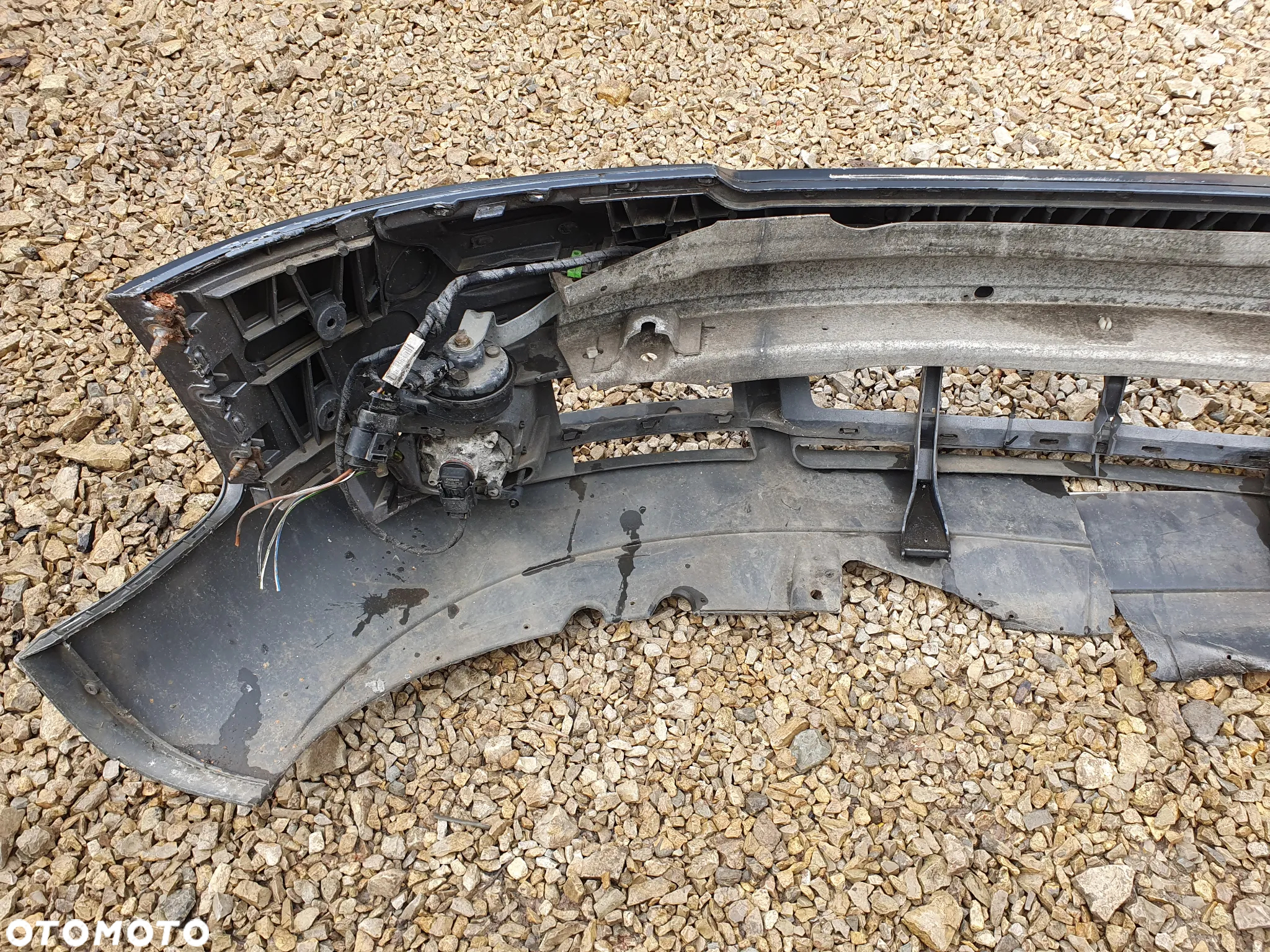 AUDI A4 B6 ZDERZAK PRZÓD PRZEDNI WZMOCNIENIE BELKA ŚLIZGI HALOGENY KLAKSONY - 8