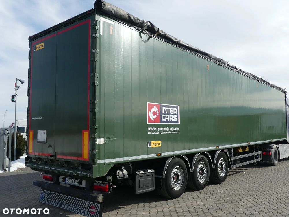 Feber Inter Cars LEGRAS 92m3 / WALKING FLOOR / OŚ PODNOSZONA / - 9