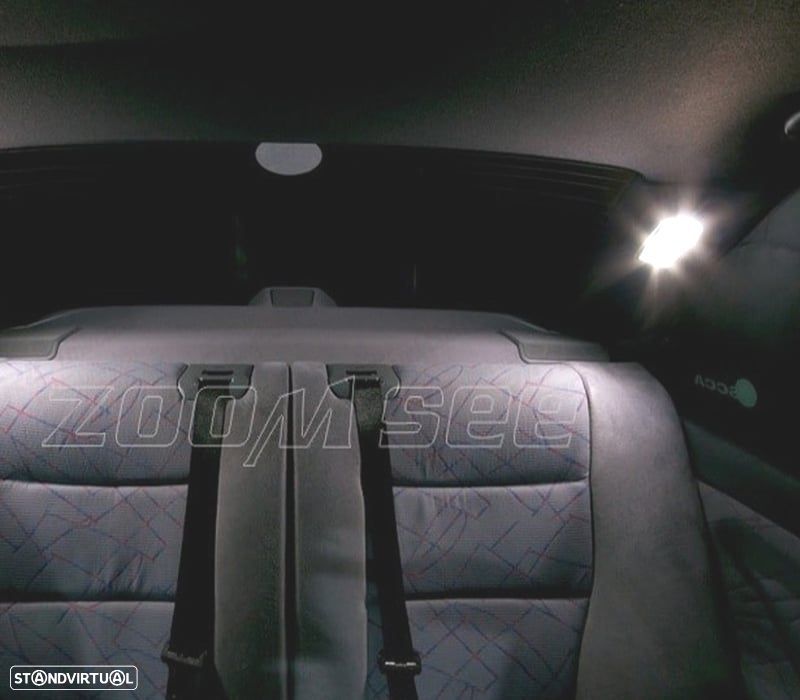 KIT COMPLETO 16 LAMPADAS LED INTERIOR PARA BMW SERIE 3 E36 HATCHBACK COMPACTO 316G 316I 318TDS 318TI - 4