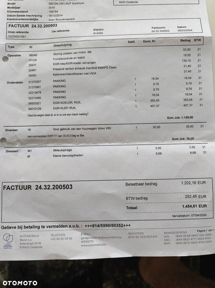 Volvo S80 D4 Geartronic Summum - 35