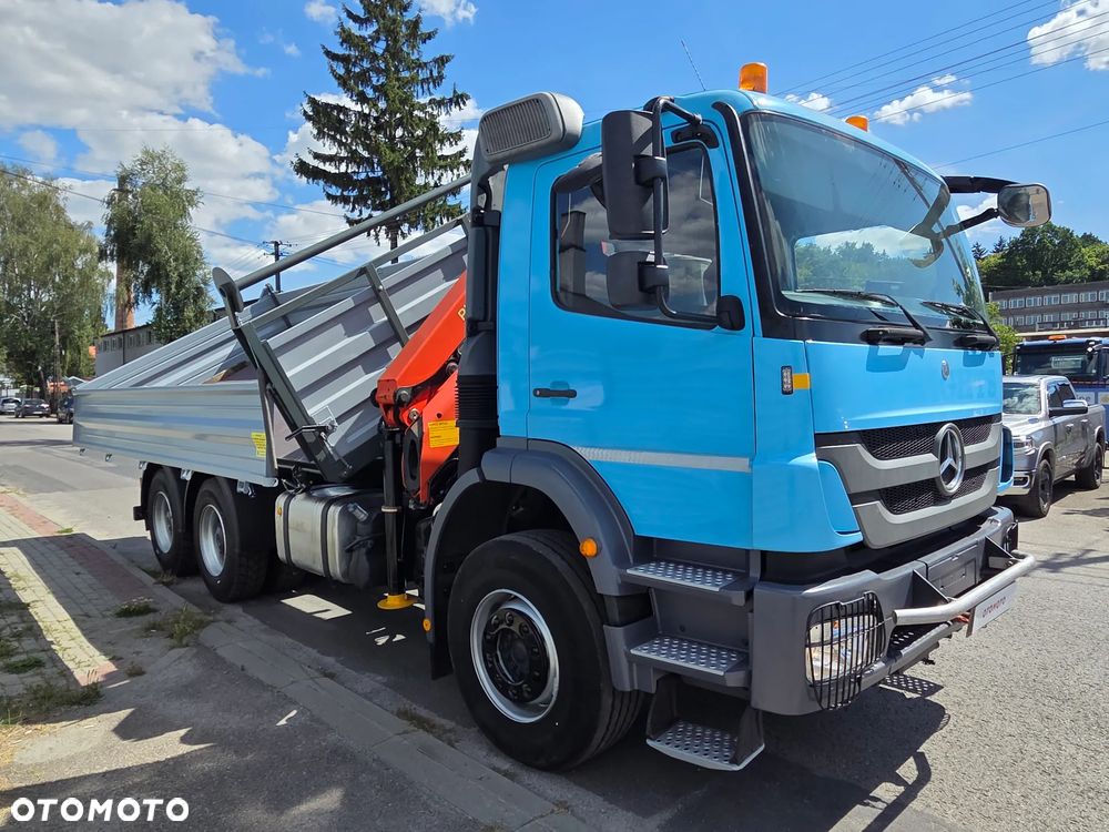 Mercedes-Benz AXOR 2633 // 6x4 330KM // PALFINGER PK12001 // 3 WYSUWY RADIOWY PILOT // NOWY KIPER WYWROTKA / NOWE OPONY - 19