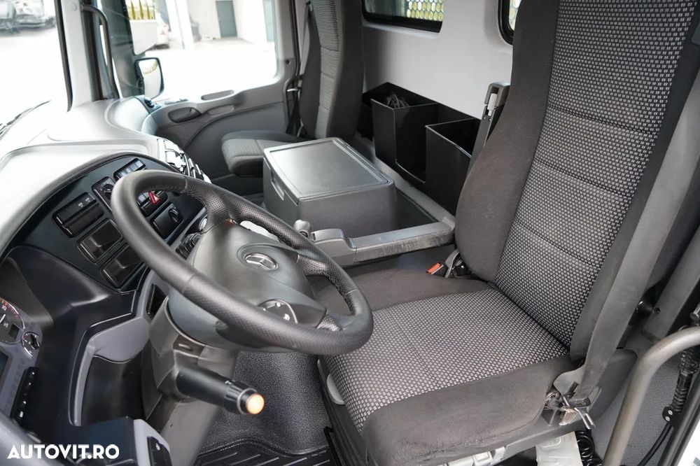 Mercedes-Benz ACTROS 2644 / 6X4 / BASCULATOR / 2X PLĂCI HIDRAULICE / + HIAB 166 ES-5 HDS / TELECOMANDĂ / ROTATOARE / EPS + AMBREIAJ / EURO 5 - 26