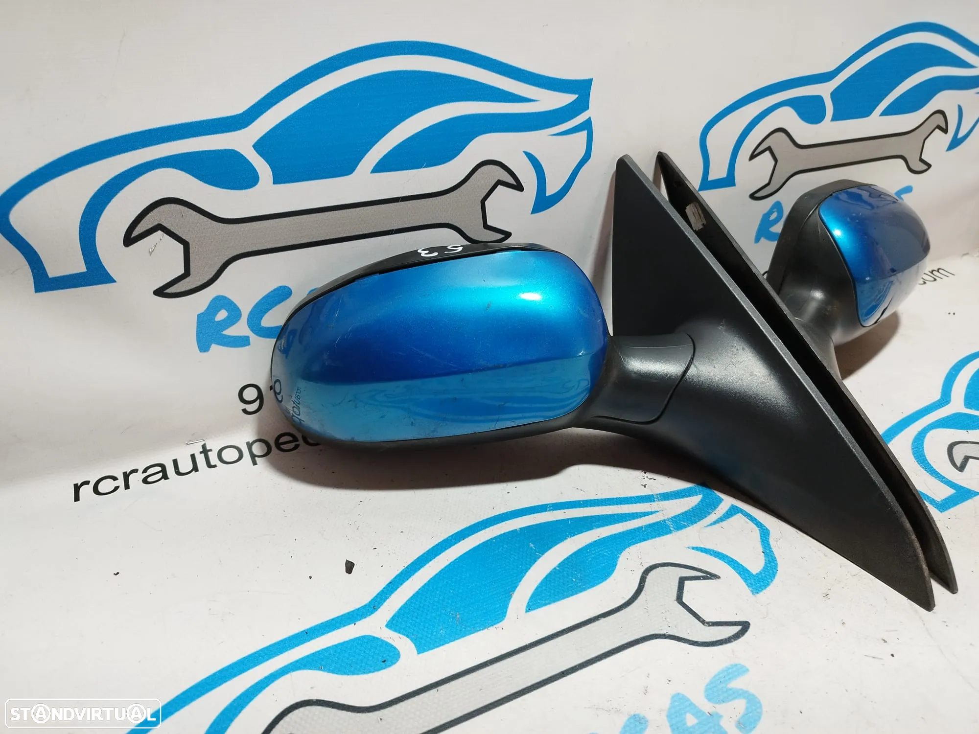 ESPELHO RETROVISOR ESQUERDO DIREITO OPEL TIGRA B 93164497 93164494 ELETRICO AQUECIDO ESPELHOS RETROVISORES - 5