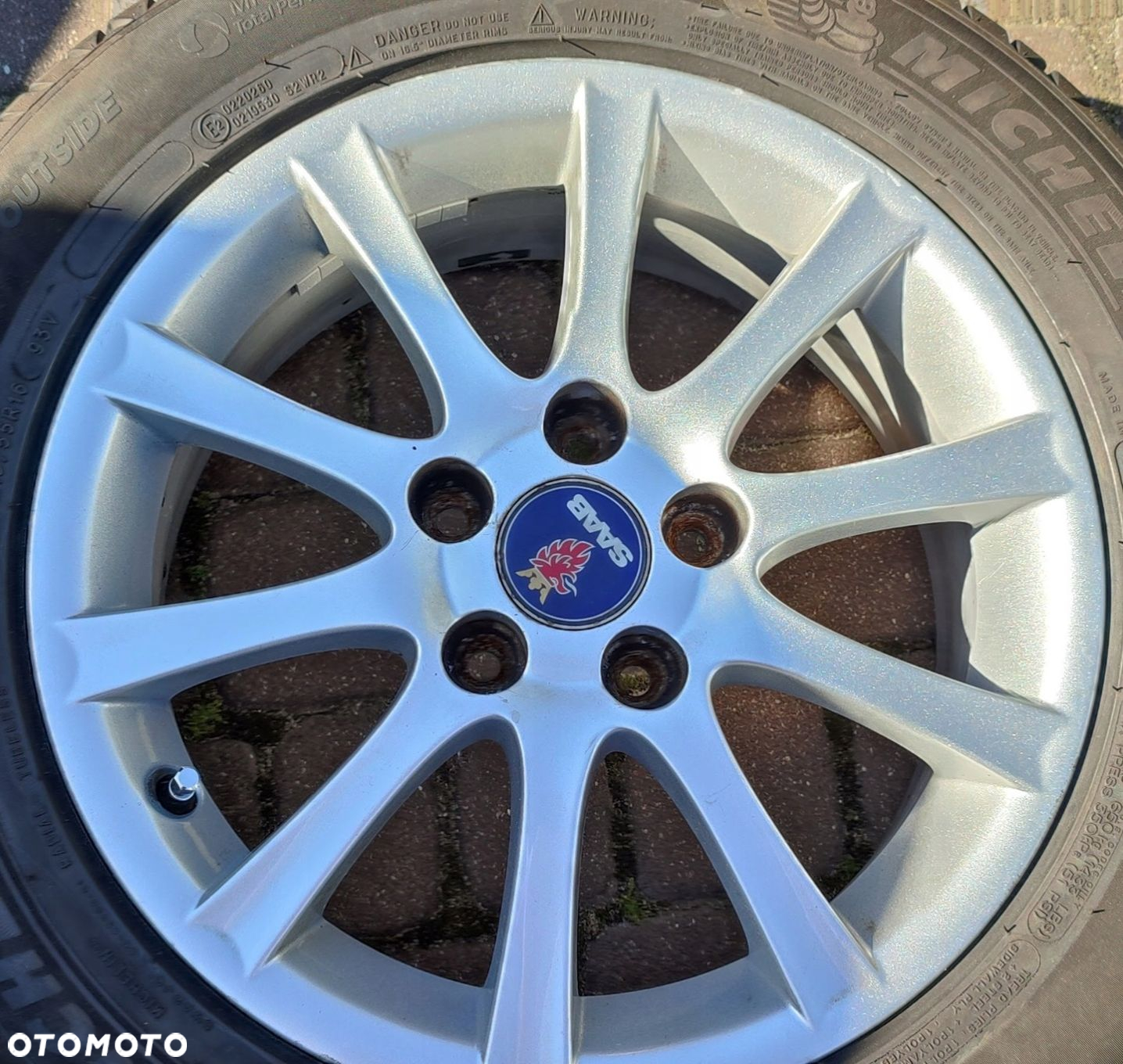 Felgi Aluminiowe Oryg. Saab 9-5 16 Cali 5x110 6,5Jx16 ET49 Ø65,1mm 12771532 - 4