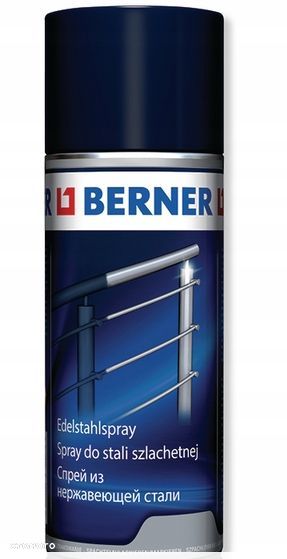 Spray stal szlachetna nierdzewna inox BERNER 400ml - 1