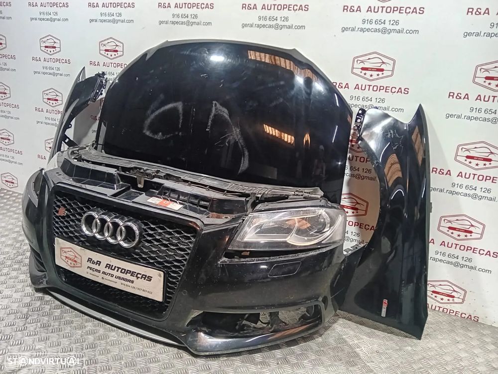 Frente Completa Audi A3 8P Facelift S Line com Parachoques do S3 Faróis Xénon Original - 3