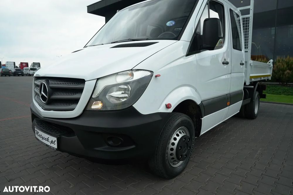 Mercedes-Benz SPRINTER / BASCULATOR / CU OPȚIUNI / 6 LOCURI / DOUĂ / MANUAL / IMPORTAT - 15