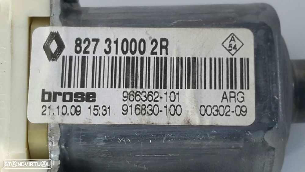 MOTOR ELEVADOR TRASEIRO ESQUERDO RENAULT MEGANE III BERLINA 5 P DYNAMIQUE - 5
