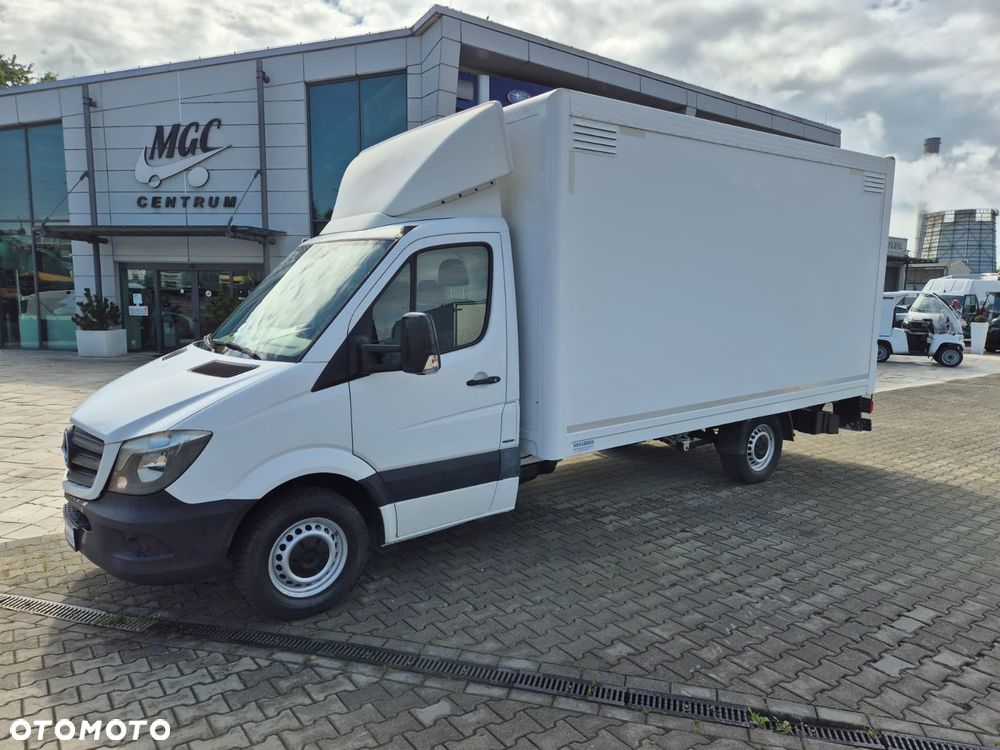 Mercedes-Benz Sprinter 316 CDi / KONTENER / 1 WŁ / WINDA PALFINGER / SOLIDNY KONTENER / 3 MIEJSCA / BEZWYPADKOWY / TEMPOMAT / PODGRZEWANY FOTEL / STAN BARDZO DOBRY - 12