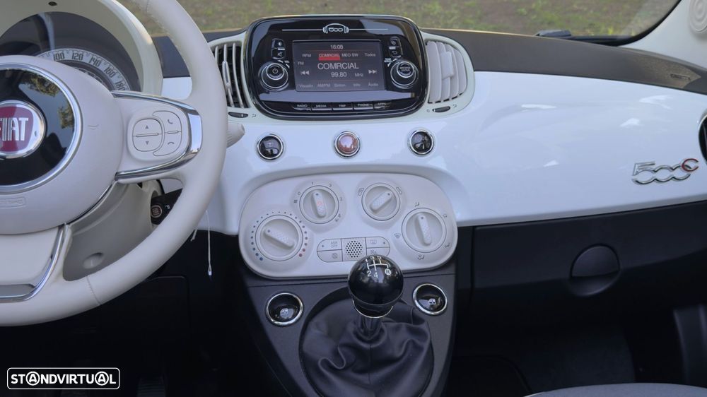 Fiat 500C 1.2 Lounge S&S - 18