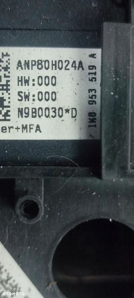 VW GOLF V PLUS PRZEŁĄCZNIK ZESPOLONY RESET  STACYJKA Z KLUCZYKAMI - 5