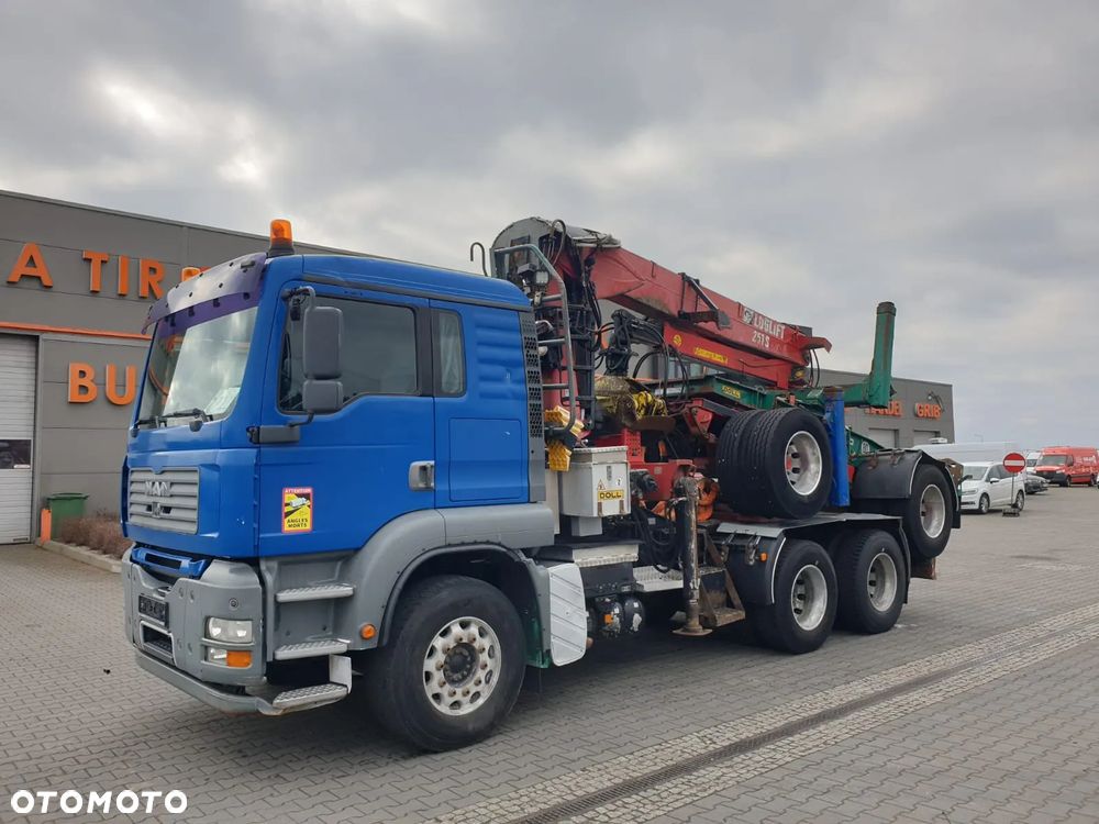MAN TGA 26.480 6x4 HDS DO DŁUŻYCY DREWNA DRZEWA - 1