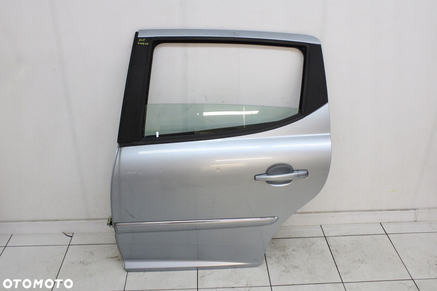 DRZWI LEWE TYLNE LEWY TYŁ PEUGEOT 207 SW KOMBI 2006R- KGZ - KOD LAKIERU - 1