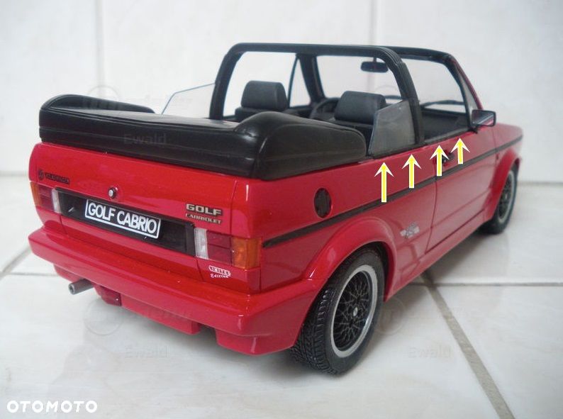 USZCZELKA WODOZGARNIACZ LISTWA VW GOLF MK1 CABRIO - 1