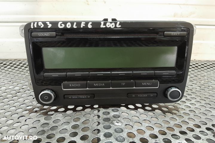 RADIO CD  1K0035186AA MX1253 Volkswagen VW Golf 6 [2008 - 2015] - 1
