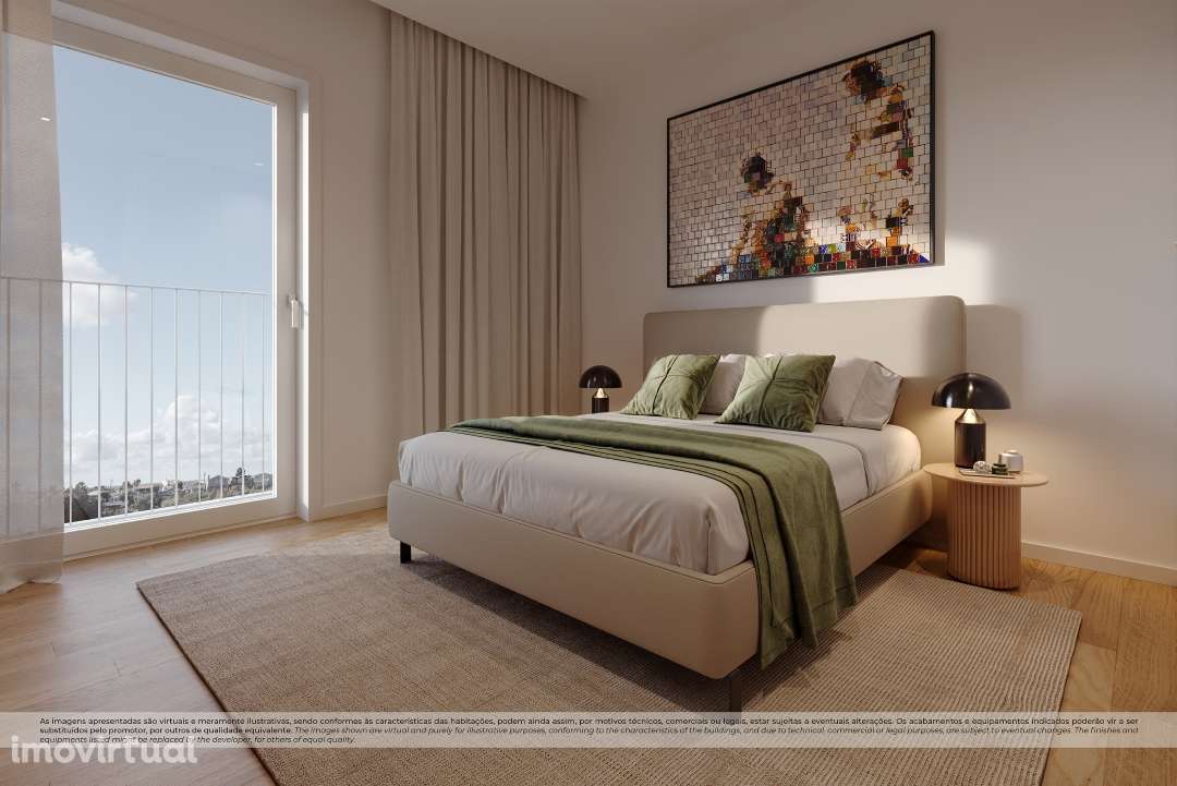 Apartamento T2 c/Terraço (18.75m2) em Arcozelo | Nascente - Grande imagem: 2/13