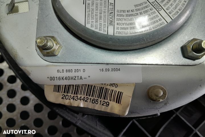 Airbag volan / sofer 6L0880201D 6L0880201D Seat Ibiza 3 6L [2002 - 20 - 3