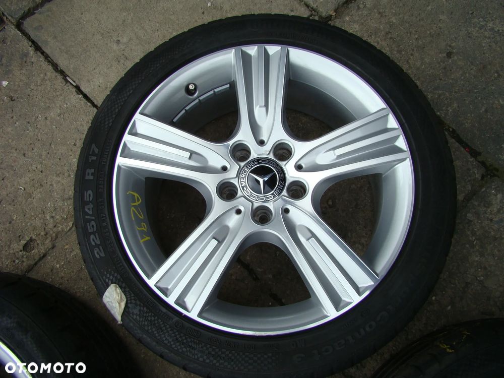 a291 5x112 Mercedes Benz w204 przód 7,5jx17 225/45 tył 8,5Jx17 245/40 lato - 5