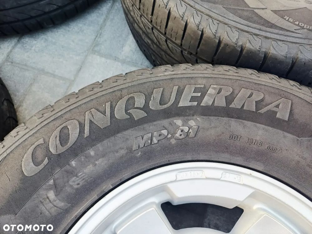FELGI Z OPONAMI KOŁA ALUMINIOWE ISUZU TROOPER R15 6X139.7 ET -15 110 mm OPONY R15 265/70 NR20 - 6